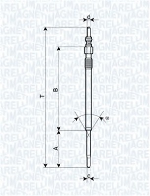 Bujie incandescenta 062900060304 MAGNETI MARELLI - Bujie incandescenta Bujie incandescenta 062900060304 MAGNETI MARELLI - Bujie incandescenta