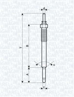 Bujie incandescenta 062900074304 MAGNETI MARELLI - Bujie incandescenta Bujie incandescenta 062900074304 MAGNETI MARELLI - Bujie incandescenta