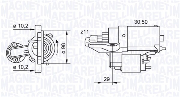 starter 063280028010 MAGNETI MARELLI - Sistem pornire