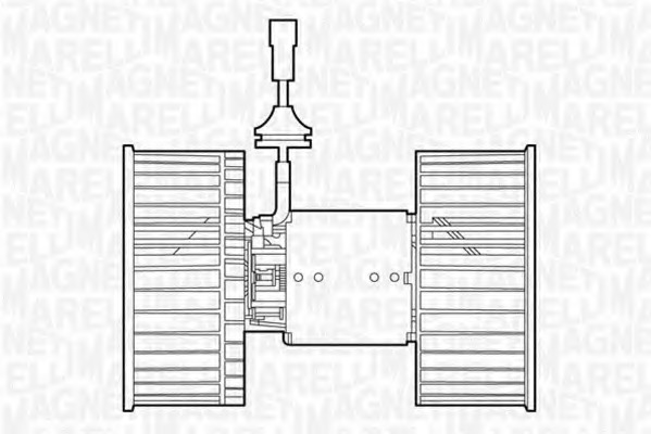 Electromotor, ventilatie interioara 069412534010 MAGNETI MARELLI - Motor ventilator/piese