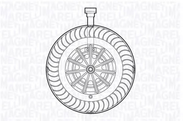 Electromotor, ventilatie interioara 069412663010 MAGNETI MARELLI - Motor ventilator/piese