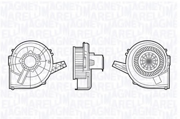 Electromotor, ventilatie interioara 069412666010 MAGNETI MARELLI - Motor ventilator/piese