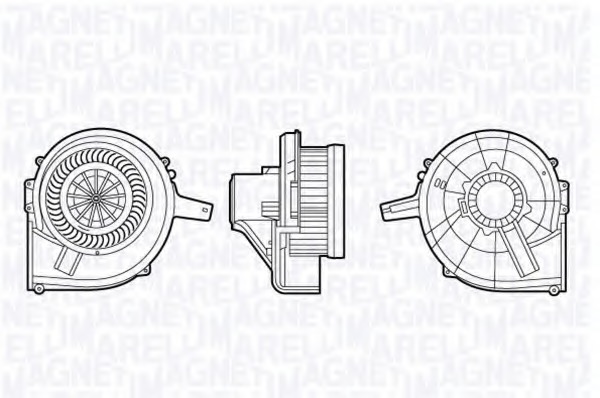 Electromotor, ventilatie interioara 069412667010 MAGNETI MARELLI - Motor ventilator/piese