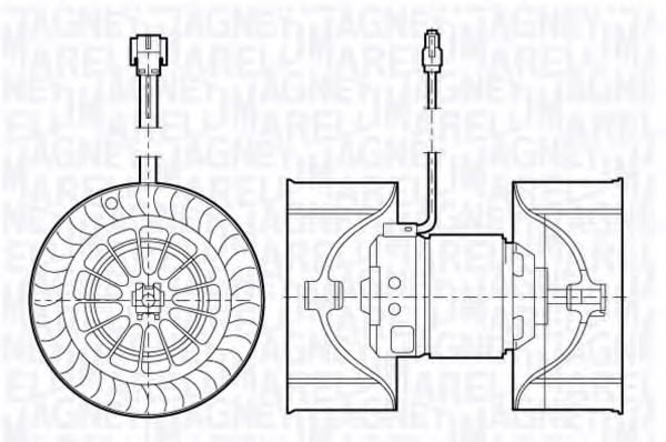 Electromotor, ventilatie interioara 069412671010 MAGNETI MARELLI - Motor ventilator/piese Electromotor, ventilatie interioara 069412671010 MAGNETI MARELLI - Motor ventilator/piese
