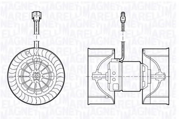 Electromotor, ventilatie interioara 069412691010 MAGNETI MARELLI - Motor ventilator/piese Electromotor, ventilatie interioara 069412691010 MAGNETI MARELLI - Motor ventilator/piese