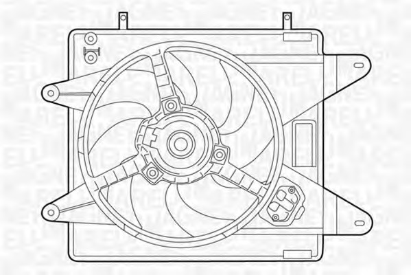 Ventilator, radiator 069422015010 MAGNETI MARELLI - Gmv (electroventilator ) Ventilator, radiator 069422015010 MAGNETI MARELLI - Gmv (electroventilator )