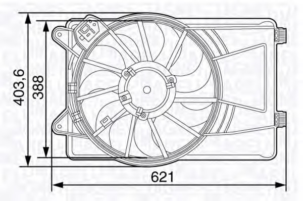 Ventilator, radiator 069422474010 MAGNETI MARELLI - Ventilator radiator Ventilator, radiator 069422474010 MAGNETI MARELLI - Ventilator radiator