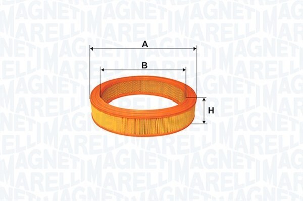 Filtru aer 153071760185 MAGNETI MARELLI - Filtru aer/ carcasa