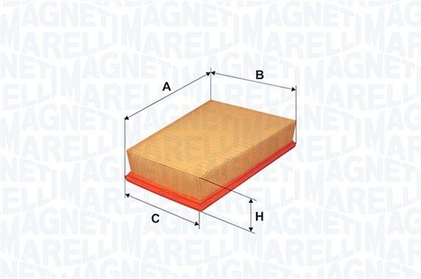 Filtru aer 153071760429 MAGNETI MARELLI - Filtru aer/ carcasa