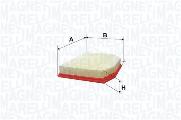Filtru aer 153071760466 MAGNETI MARELLI - Filtru aer/ carcasa