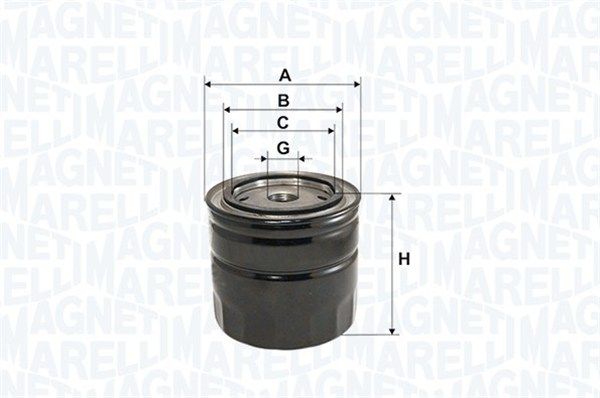Filtru ulei 153071760520 MAGNETI MARELLI - Ungere