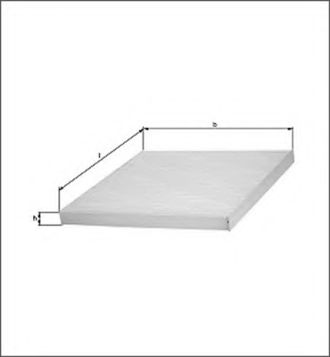 Filtru, aer habitaclu 154064173800 MAGNETI MARELLI - Filtru aer habitaclu