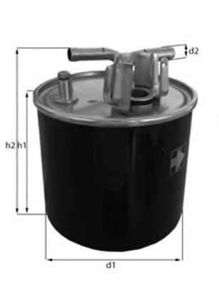 filtru combustibil 154068314650 MAGNETI MARELLI - Filtru combustibil/carcasa
