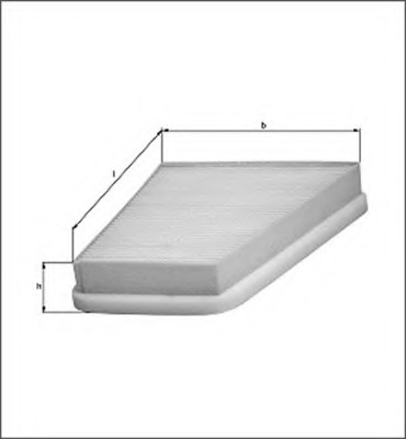Filtru, aer habitaclu 154068327110 MAGNETI MARELLI - Filtru aer habitaclu