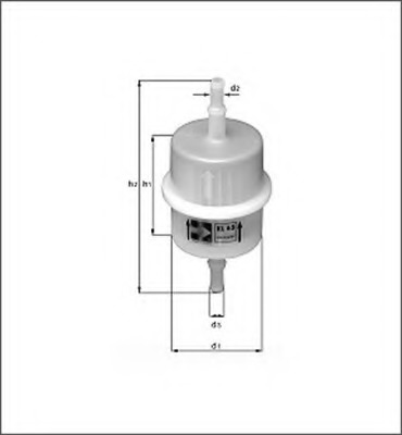 filtru combustibil 154070085840 MAGNETI MARELLI - Filtru combustibil filtru combustibil 154070085840 MAGNETI MARELLI - Filtru combustibil