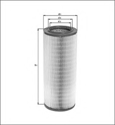 Filtru aer 154084455790 MAGNETI MARELLI - Filtru aer/ carcasa