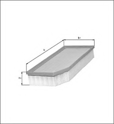 Filtru aer 154703792200 MAGNETI MARELLI - Filtru aer