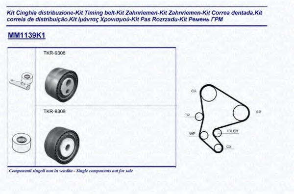 Set curea de distributie 341311391101 MAGNETI MARELLI - Kit distributie Set curea de distributie 341311391101 MAGNETI MARELLI - Kit distributie