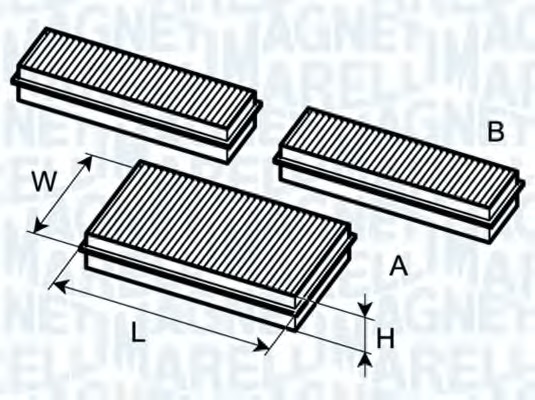 Filtru, aer habitaclu 350203061780 MAGNETI MARELLI - Filtru aer habitaclu Filtru, aer habitaclu 350203061780 MAGNETI MARELLI - Filtru aer habitaclu
