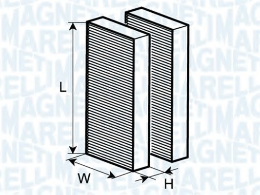 Filtru, aer habitaclu 350203062780 MAGNETI MARELLI - Filtru aer habitaclu Filtru, aer habitaclu 350203062780 MAGNETI MARELLI - Filtru aer habitaclu