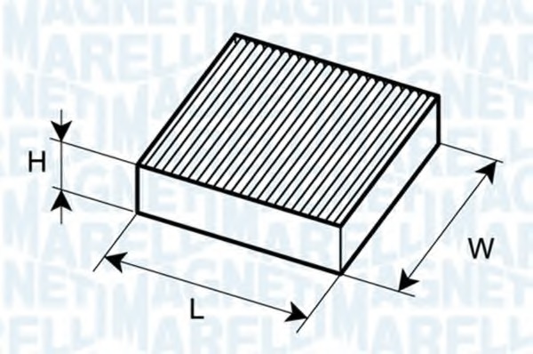 Filtru, aer habitaclu 350203064070 MAGNETI MARELLI - Filtru aer habitaclu Filtru, aer habitaclu 350203064070 MAGNETI MARELLI - Filtru aer habitaclu