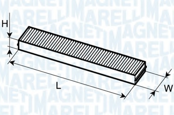 Filtru, aer habitaclu 350203064160 MAGNETI MARELLI - Filtru aer habitaclu Filtru, aer habitaclu 350203064160 MAGNETI MARELLI - Filtru aer habitaclu