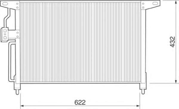 Condensator, climatizare 350203219000 MAGNETI MARELLI - Radiator clima Condensator, climatizare 350203219000 MAGNETI MARELLI - Radiator clima