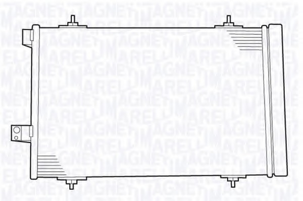 Condensator, climatizare 350203638000 MAGNETI MARELLI - Radiator clima Condensator, climatizare 350203638000 MAGNETI MARELLI - Radiator clima