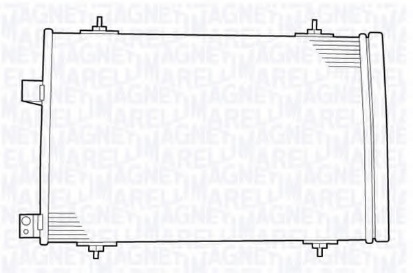 Condensator, climatizare 350203639000 MAGNETI MARELLI - Radiator clima Condensator, climatizare 350203639000 MAGNETI MARELLI - Radiator clima
