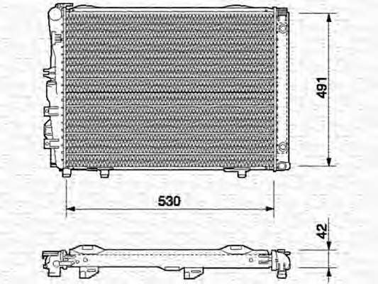Radiator, racire motor 350213541000 MAGNETI MARELLI - Radiator apa/piese Radiator, racire motor 350213541000 MAGNETI MARELLI - Radiator apa/piese