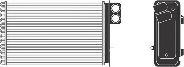 Schimbator caldura, incalzire habitaclu 350218269000 MAGNETI MARELLI - Schimbator caldura