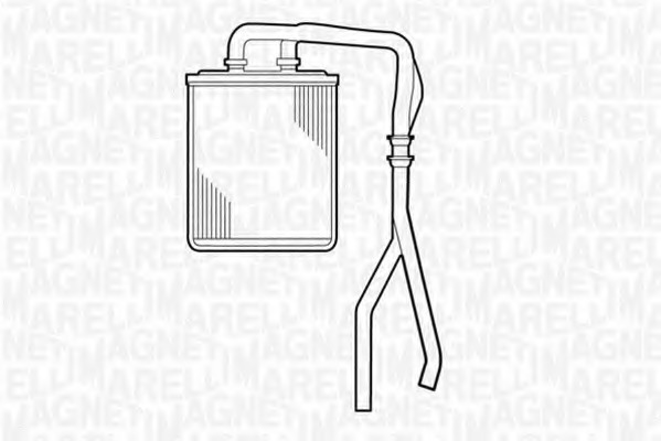 Schimbator caldura, incalzire habitaclu 350218308000 MAGNETI MARELLI - Schimbator caldura