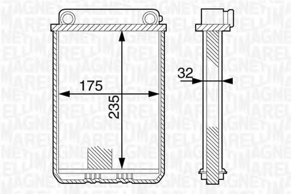 Schimbator caldura, incalzire habitaclu 350218311000 MAGNETI MARELLI - Schimbator caldura Schimbator caldura, incalzire habitaclu 350218311000 MAGNETI MARELLI - Schimbator caldura