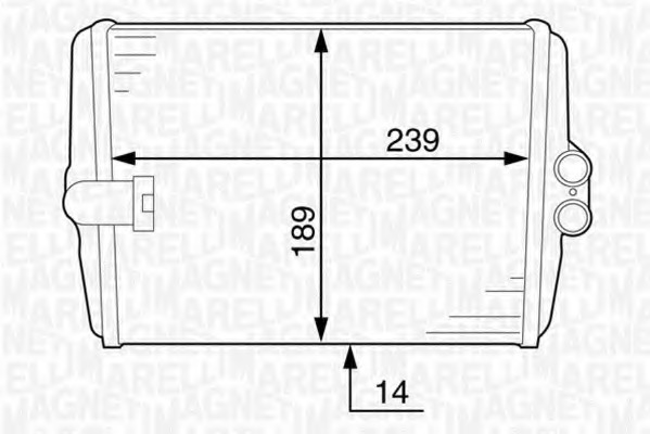 Schimbator caldura, incalzire habitaclu 350218316000 MAGNETI MARELLI - Schimbator caldura Schimbator caldura, incalzire habitaclu 350218316000 MAGNETI MARELLI - Schimbator caldura