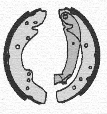 Sabot frana 360219192164 MAGNETI MARELLI - Material frictiune sabot frana/ sabot frana