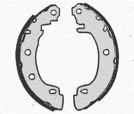 Sabot frana 360219192180 MAGNETI MARELLI - Material frictiune sabot frana/ sabot frana