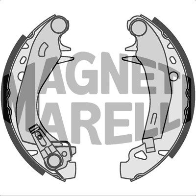 Sabot frana 360219192192 MAGNETI MARELLI - Frana tambur Sabot frana 360219192192 MAGNETI MARELLI - Frana tambur