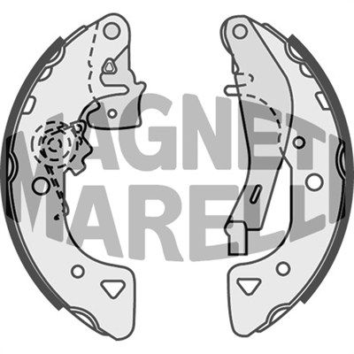 Sabot frana 360219192193 MAGNETI MARELLI - Frana tambur Sabot frana 360219192193 MAGNETI MARELLI - Frana tambur