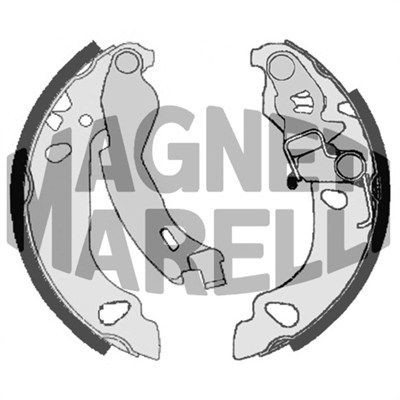 Sabot frana 360219196350 MAGNETI MARELLI - Material frictiune sabot frana/ sabot frana