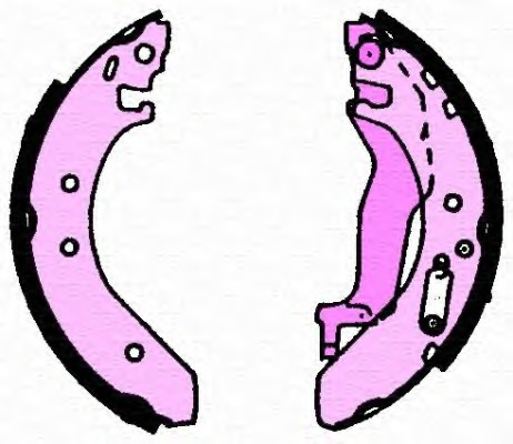 Sabot frana 360219196645 MAGNETI MARELLI - Material frictiune sabot frana/ sabot frana