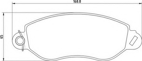 set placute frana,frana disc 363700209107 MAGNETI MARELLI - Frana disc set placute frana,frana disc 363700209107 MAGNETI MARELLI - Frana disc