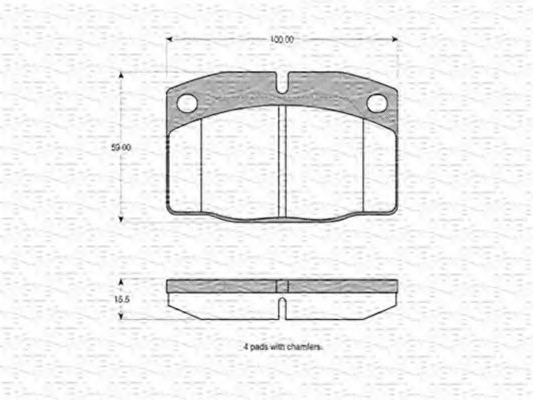 set placute frana,frana disc 363702160015 MAGNETI MARELLI - Frana disc set placute frana,frana disc 363702160015 MAGNETI MARELLI - Frana disc