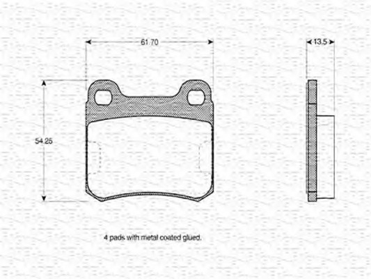 set placute frana,frana disc 363702160022 MAGNETI MARELLI - Frana disc set placute frana,frana disc 363702160022 MAGNETI MARELLI - Frana disc