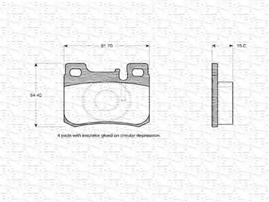 set placute frana,frana disc 363702160573 MAGNETI MARELLI - Frana disc set placute frana,frana disc 363702160573 MAGNETI MARELLI - Frana disc