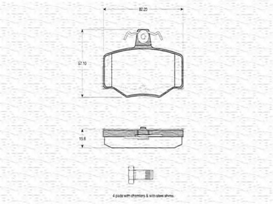 set placute frana,frana disc 363702160753 MAGNETI MARELLI - Frana disc set placute frana,frana disc 363702160753 MAGNETI MARELLI - Frana disc