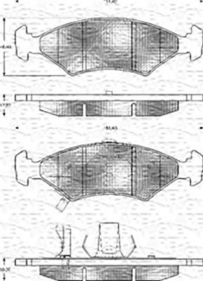set placute frana,frana disc 363702161145 MAGNETI MARELLI - Frana disc set placute frana,frana disc 363702161145 MAGNETI MARELLI - Frana disc