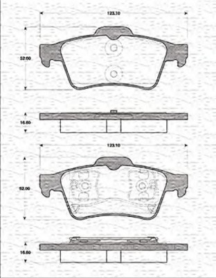 set placute frana,frana disc 363702161273 MAGNETI MARELLI - Frana disc set placute frana,frana disc 363702161273 MAGNETI MARELLI - Frana disc