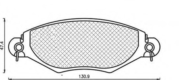 set placute frana,frana disc 430216171039 MAGNETI MARELLI - Frana disc set placute frana,frana disc 430216171039 MAGNETI MARELLI - Frana disc