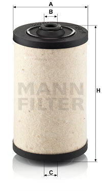 filtru combustibil BFU 900 x MANN-FILTER - Filtru combustibil/carcasa