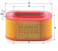 Filtru aer C 29 200 MANN-FILTER - Filtru aer/ carcasa